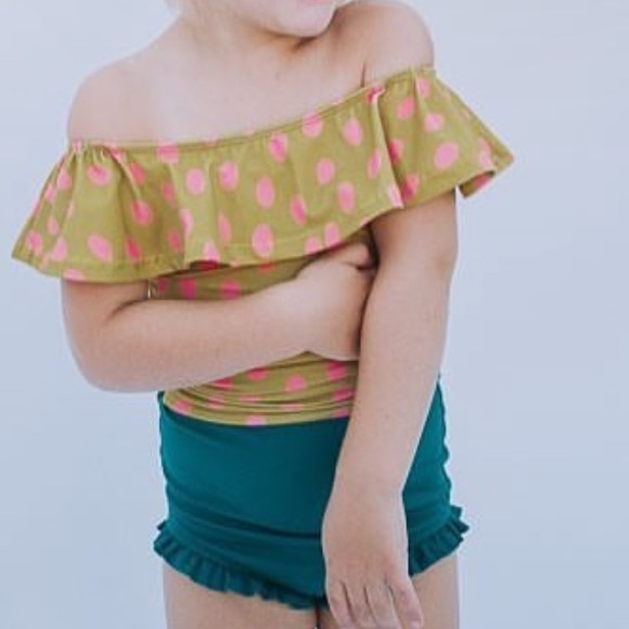 Kortni Jeane Girls Swim top size 4/5 - Picture 5 of 6